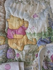 Vintage Winnie The Pooh Crib Bedding Set