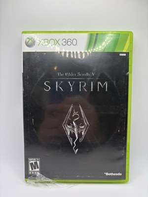 The Elder Scrolls V: Skyrim (Microsoft Xbox 360) - Complete w/ Map - Tested 