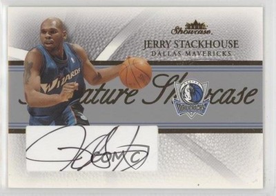 2004-05 Fleer Showcase Signature 33/150 Jerry Stackhouse #SGA-JS Auto 0c6