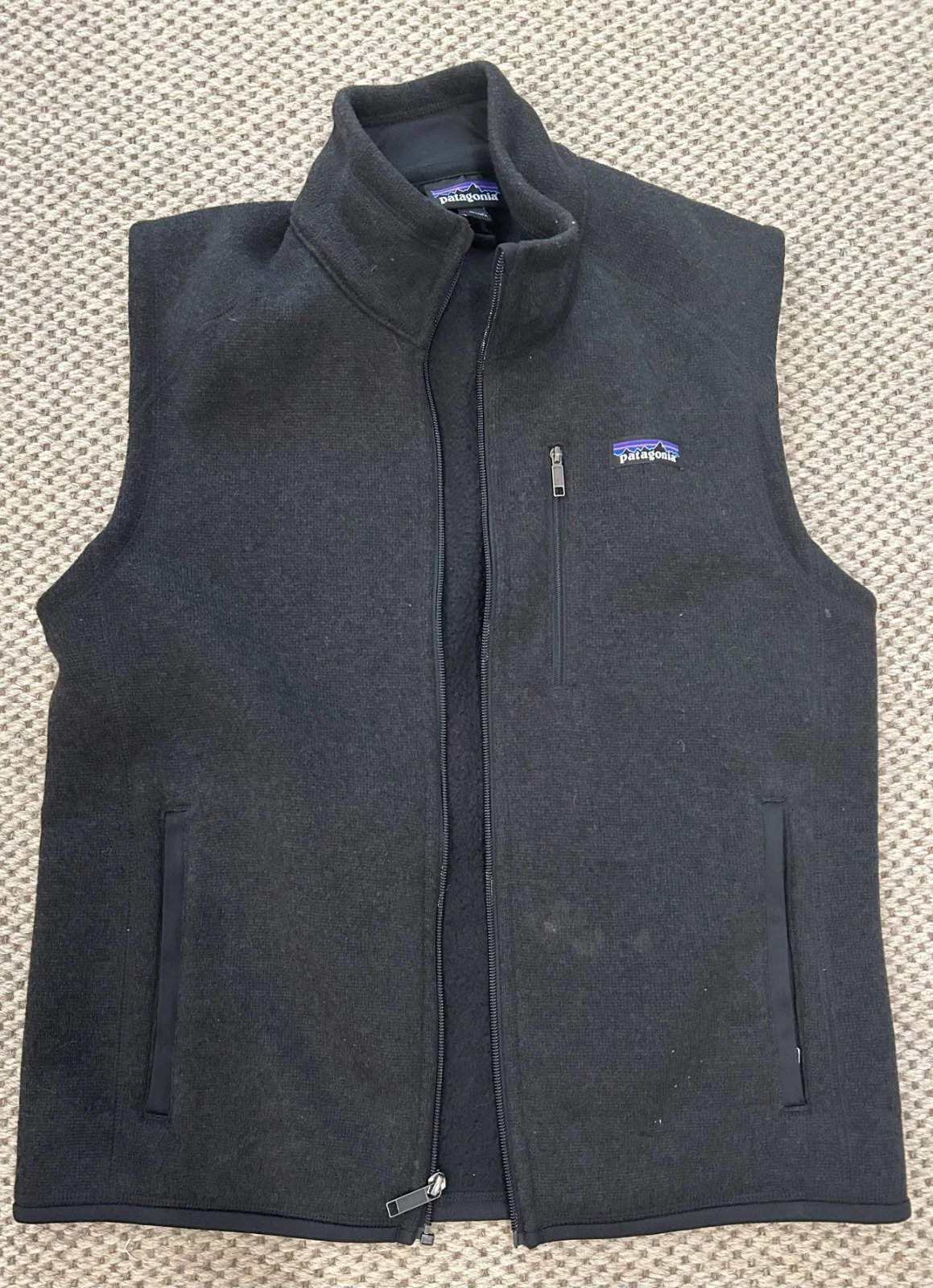 Patagonia Vest Mens Small Better Sweater Fleece Full Zip Outdoor Hiking 25881