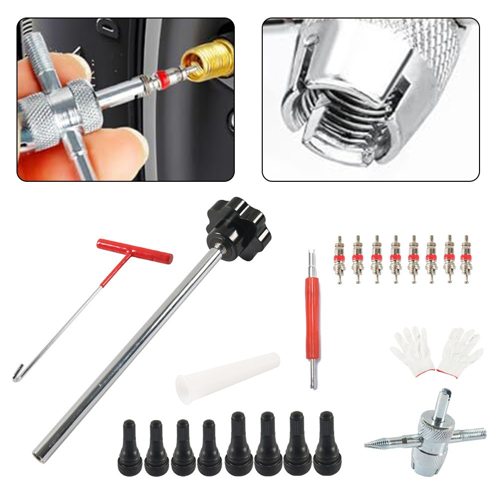 Uxcell Tire Valve Core Remover Tool - 6 Pack, For Car, Truck, Bike, Motorcycle Tire Repair & Installation