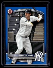 SPENCER JONES 2025 BOWMAN DRAFT BLUE BORDER #BD-9 /150