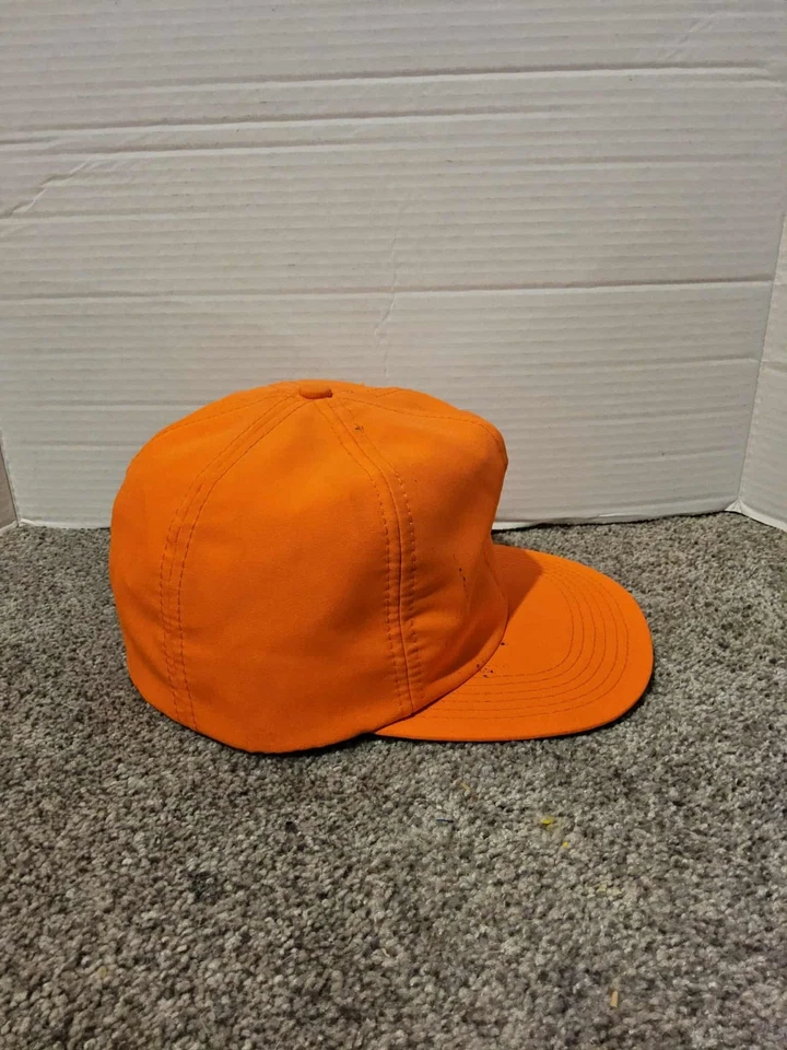 Vintage Hunting/trapper Hat Size M, Orange Dorman Pacific With Ear Flaps USA.. - Image 2 of 4
