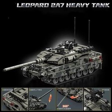 Leopard 2A7 Army Battle Tank Building Blocks Set 1009pcs Military WW2 Bricks Toy