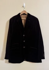 Kleider Habsburg Velvet Blazer Jacket Brown 44L