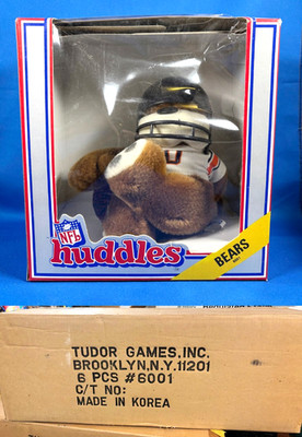 1983 Tudor NFL Huddles Chicago Bears Plush Mascot 7'' Doll - New Old Stock