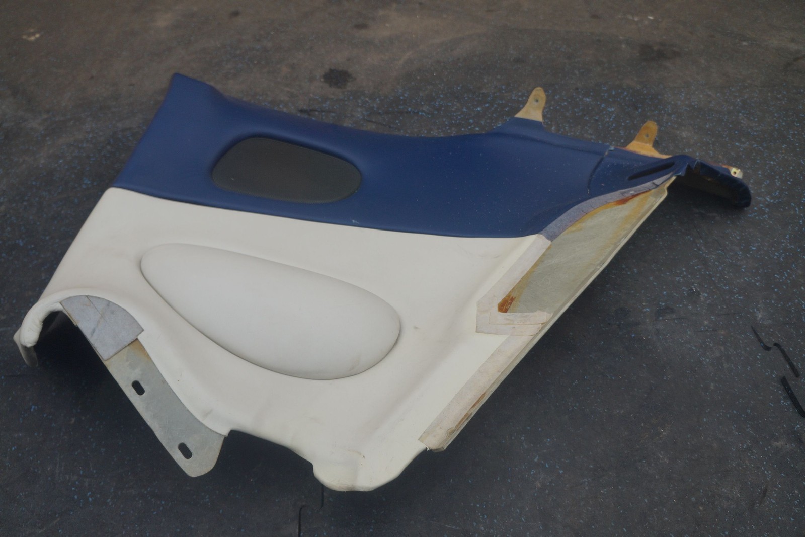Rear Right Interior Quarter Trim Panel Blue Beige OEM Aston Martin Db7 1998