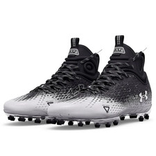Under Armour Men's Spotlight Lux Mc 2.0 Football Cleats Size 10 Black White NWOB