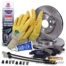 ATEC BREMSSCHEIBEN+BREMSBELÄGE+ZUBEHÖR+BREMSSCHLÄUCHE VORNE FÜR OPEL CORSA D