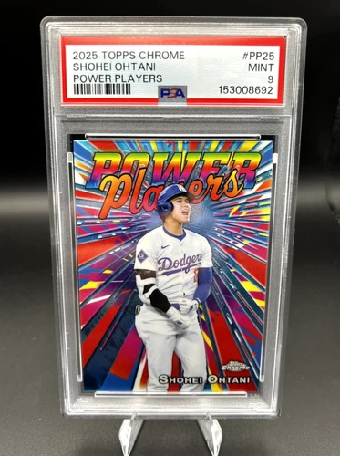 2025 Topps Chrome - Power Players Shohei Ohtani #PP-25 PSA 9 | LA Dodgers