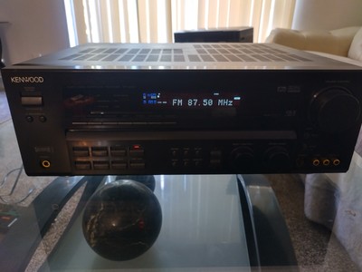 Kenwood VR-6050 Surround 5.1 Home Theater Audio-Video Receiver Tested No Remote 