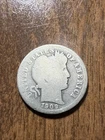 1909-0 Barber Liberty Head Dime 90% silver Actual coin Good Coin