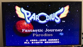 *Read first* Parodius - Sega Saturn game - boxed, CIB - UK PAL