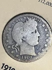 1910-D Barber Quarter