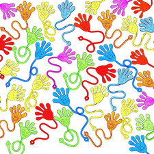 48PCS Glitter Sticky Hands Party Favors Bulk Kids Classroom Carnival Toys