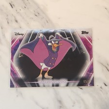 2026 Topps Chrome Disney Neon 123 Darkwing Duck #5/10 #/10