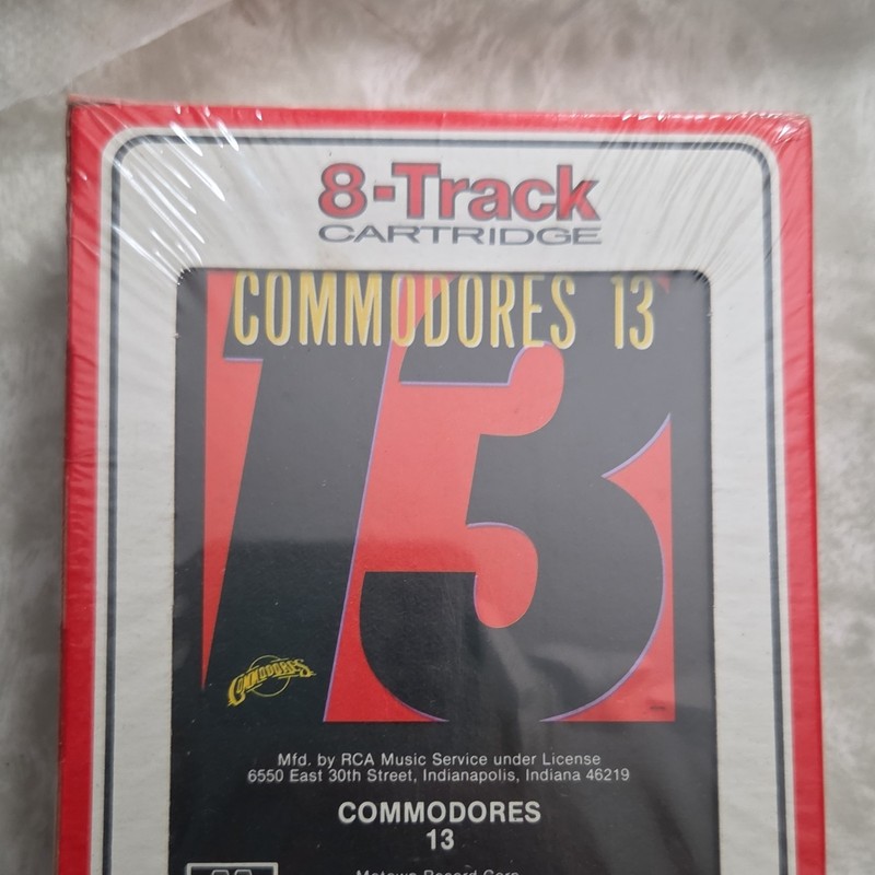Commodores 13 8-Track Cartridge RCA 1983 S132404 Sealed R&B Soul