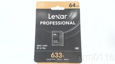 NEW LEXAR PROFFESIONAL 633X SDXC UHS-I 64GB CARD LSD64GCB1NL633 FREE S/H 