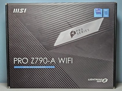 MSI Pro Z790-A WIFI Intel ATX DDR5 Motherboard Wifi 6E Bluetooth 5.3 Gen 5 Lan