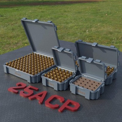 Filamelt Munitionsbox / .25 ACP /  Klappdeckel  / Patronenbox, Ammo Box