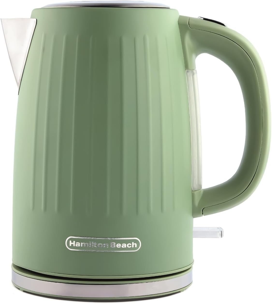 HAMILTON BEACH HBK012M 1.7 LITRE 3KW CORDLESS KETTLE IN MATCHA GREEN