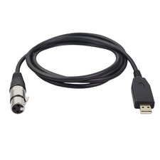 XLR Female to USB Audio Cable Microphone to USB Interface Converter Adapter