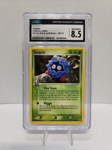 CGC 8.5 Tangela 30/112 EX Fire Red & Leaf Green Yuka Morii Pokemon Card Graded