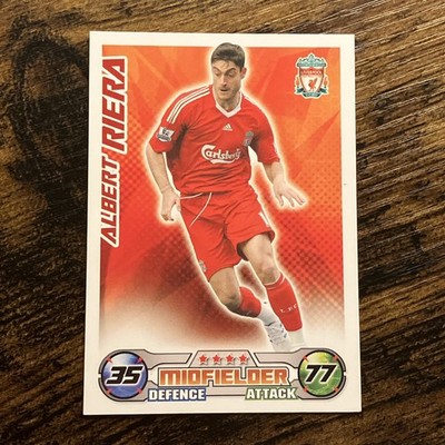Match Attax Extra 2008/09 Albert Riera Kader Update (Beschreibung lesen)