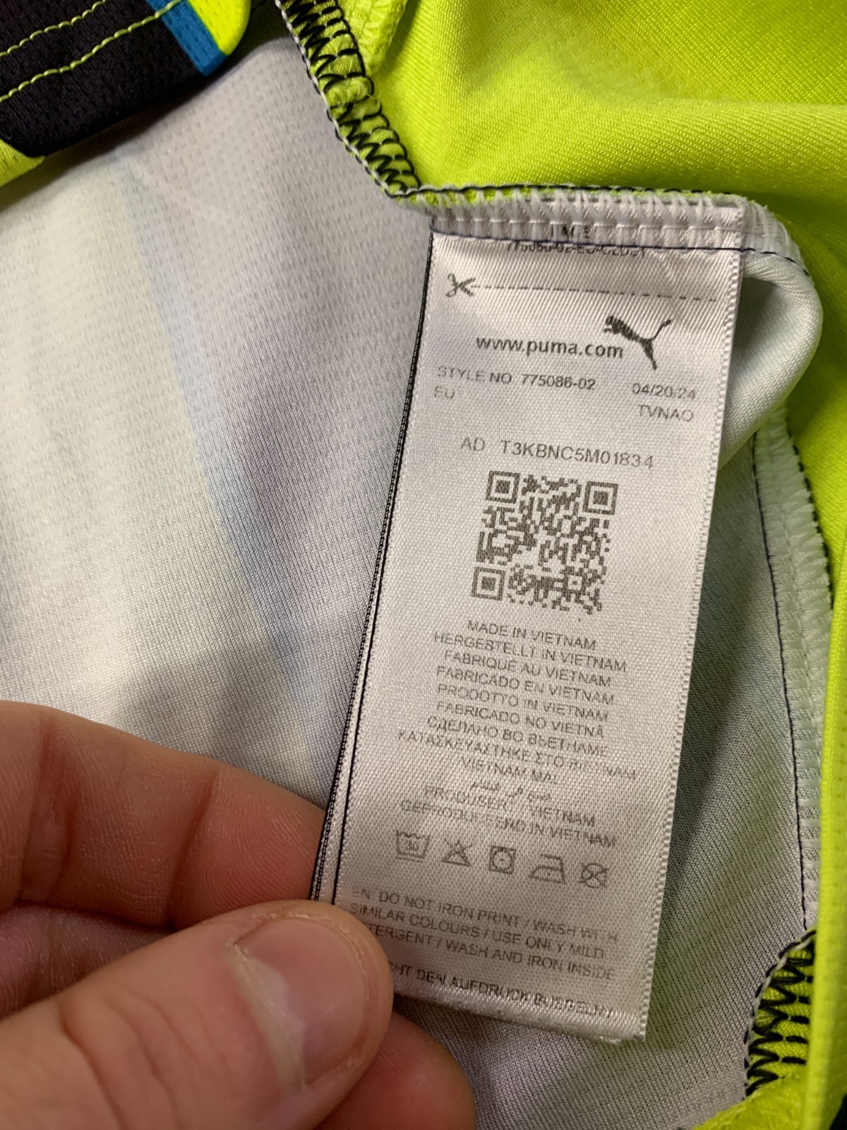 MANCHESTER CITY 2024-2025 FOOTBALL SOCCER SHIRT JERSEY AWAY PUMA ORIGINAL SIZE M thumbnail 8