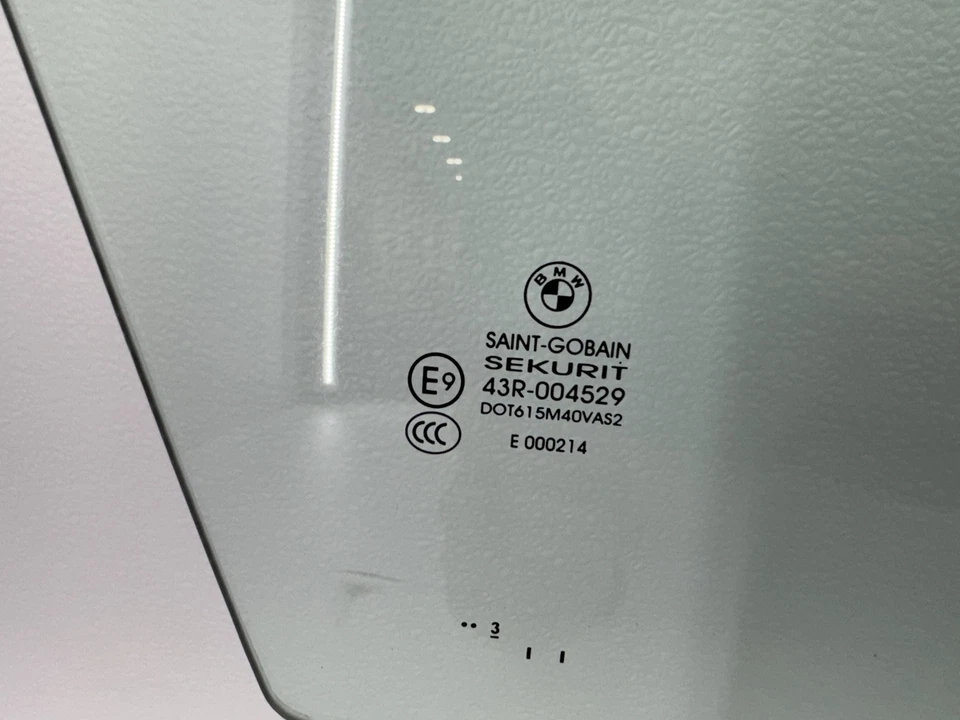 BMW X3 F25 2011-2017 puerta del lado del pasajero delantero derecho ventana cristal OEM Foto 2 de 3