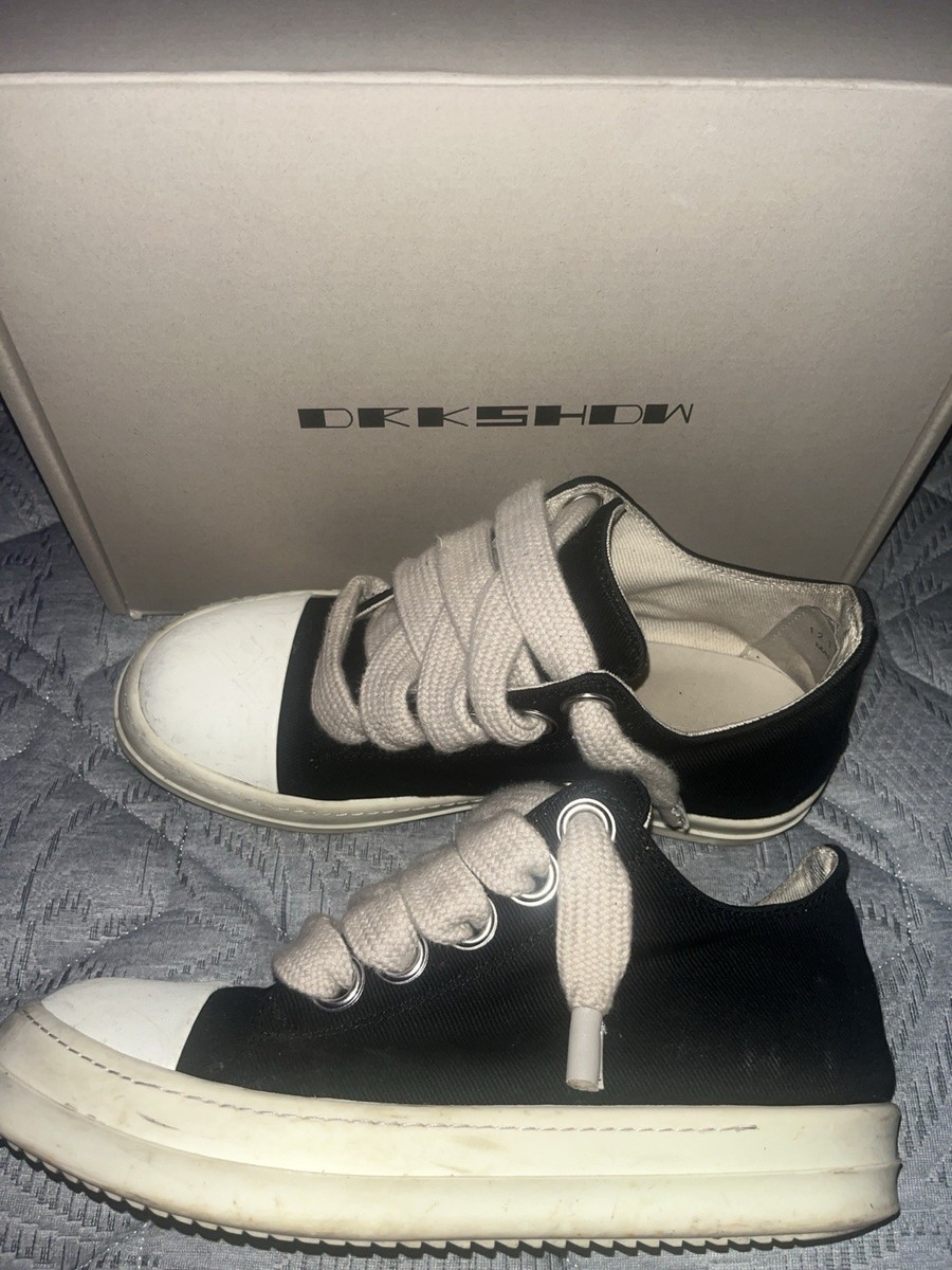 Rick Owens DRKSHDW Ramones Jumbo Lace Size 44 Eu with Box