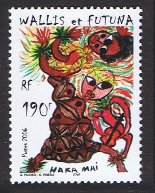 Haka Mai - Traditional Dancer Wallis and Futuna 2006 MNH SG#889 Sc#617 - Image 1 of 1