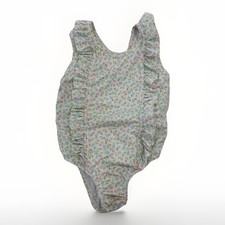 Lullaby Set Swimsuit Girls Size 4T One Piece Floral Ruffle Spring