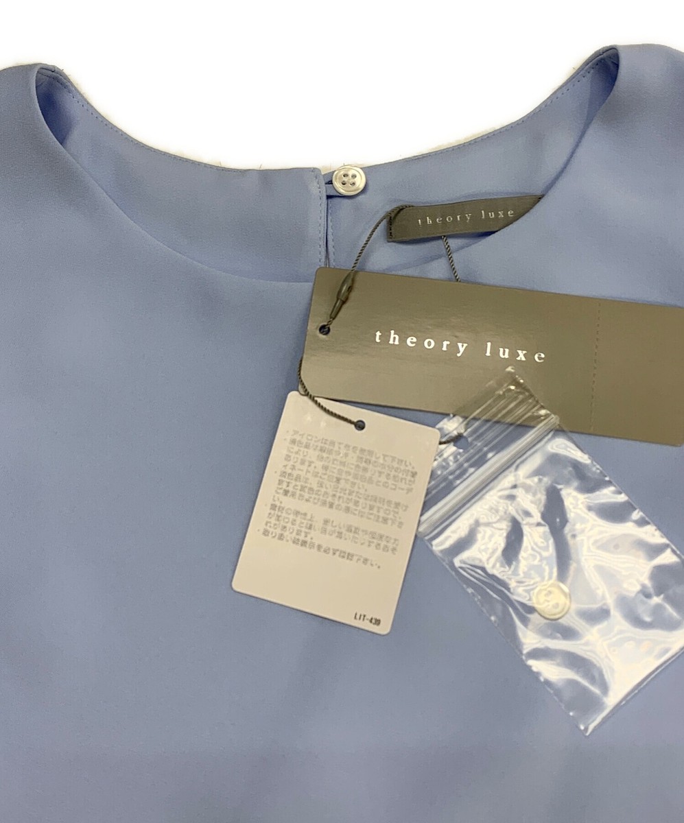 トップス theory luxe 23SS ELIDA3 HS MARVINE theory luxe/ Marvine Elida 3 HS Sky Blue Size: 38 Unused