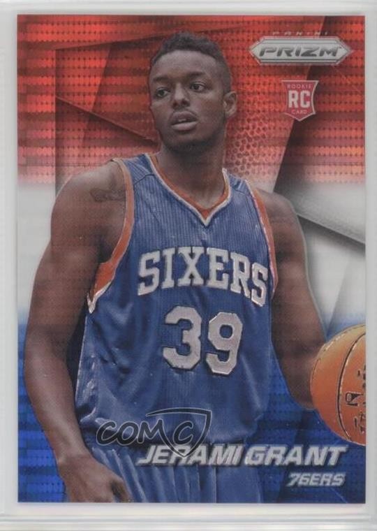 2014-15 Panini Prizm Red White & Blue Pulsar Jerami Grant #282 Rookie RC 4l3
