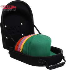 Lids Hat Travel Case   Baseball Cap Carrier for 6 Hats, Durable Black Exterior 