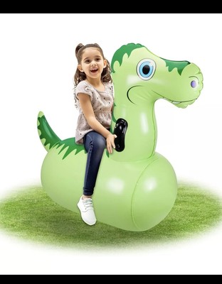 Extra großer aufblasbarer hüpfender Dinosaurier-Hopper für Kinder und Erwachsene ab 5+ Jahren