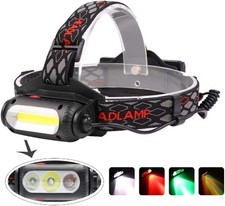 BESTSUN Lampe Frontale LED Rechargeable, 1000 Lumen Torche Cob