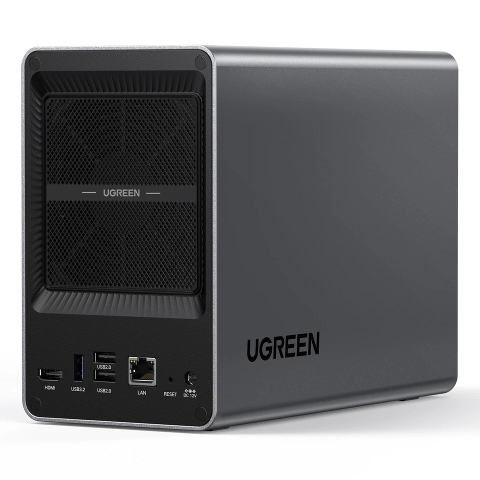 UGREEN NASync DXP2800 2-Bay NAS 0/2 SATA, 0/2 M.2 SSD, 1x 2.5GbE, 8GB RAM - Bild 2 von 2