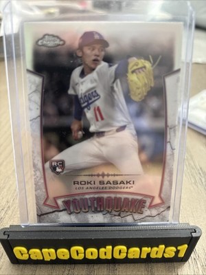 2025 Topps Chrome Roki Sasaki YouthQuake RC Rookie #YQ-10 Dodgers