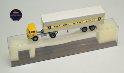 Brekina 1:87 Sattelkofferzug Mercedes, Dinkelacker Brauerei Art.-Nr. 4852 AP 461