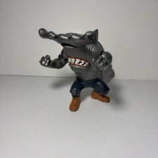 Figura de acción metálica Hammerhead Shark “Jab” Street Sharks 1994 de colección