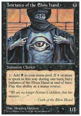 Initiates of the Ebon Hand - 5E MTG - Light Play