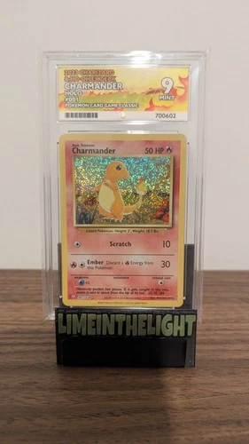 Pokemon TCG Charmander 001/034 Classic Collection English ACE 9 Graded Card Holo