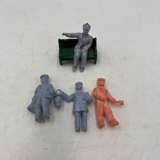 Marx Littletown Train City Rubber Figures Bench Leg Broke 