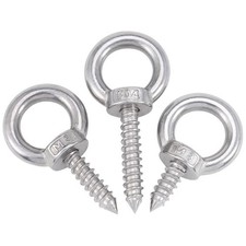 304 Stainless Steel Lifting Eye Bolt Self Tapping Screws M4 M5 M6 M8 M10 M12 M16