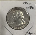 1956 Washington Quarter 25C 90% Silver Free Shipping