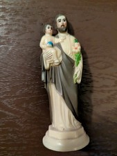 St Joseph Dash Statue Vintage Canada priest estate