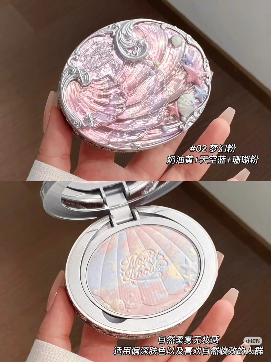 Flower Know Shell Pearl Series Mixed Color Pressed Powder | eBay