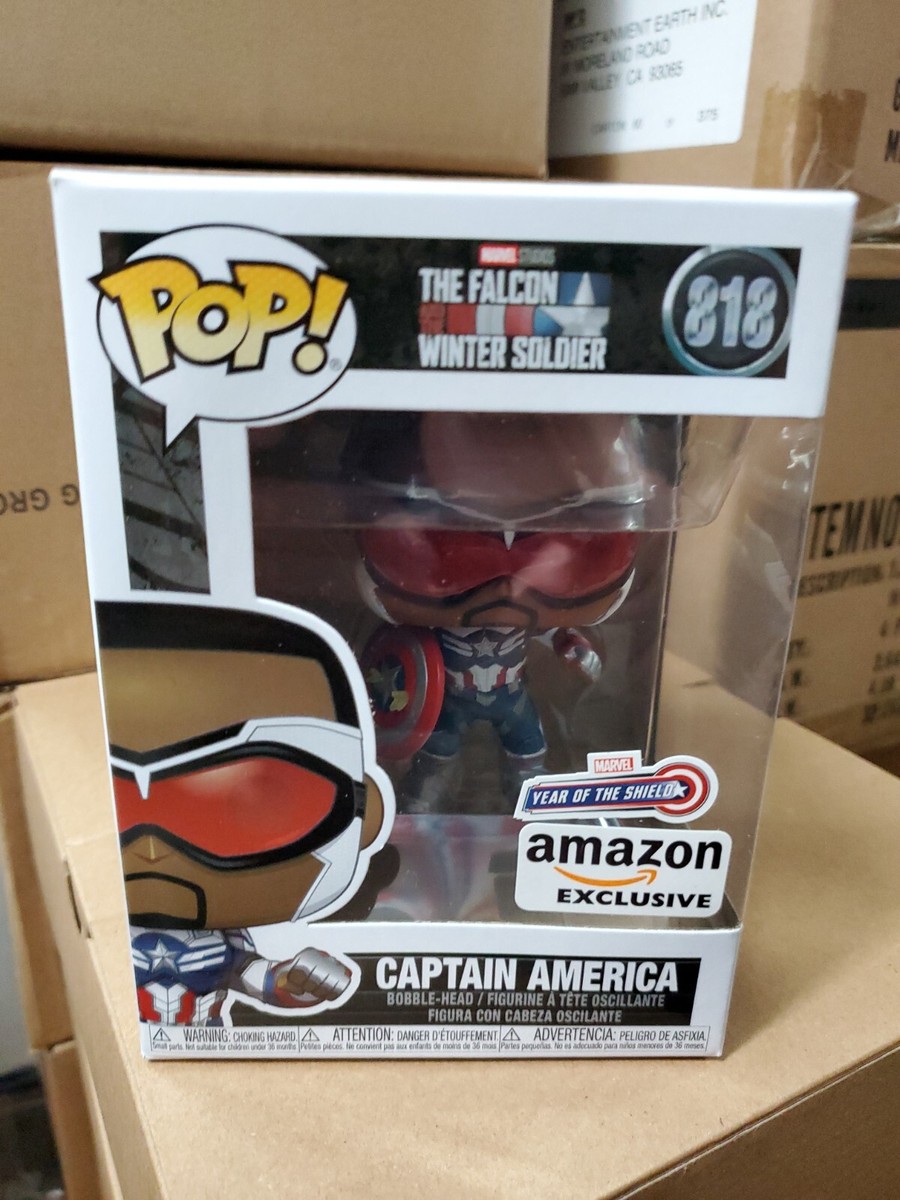CAPTAIN AMERICA MARVEL 2021 FUNKO POP 818 YEAR OF THE SHIELD